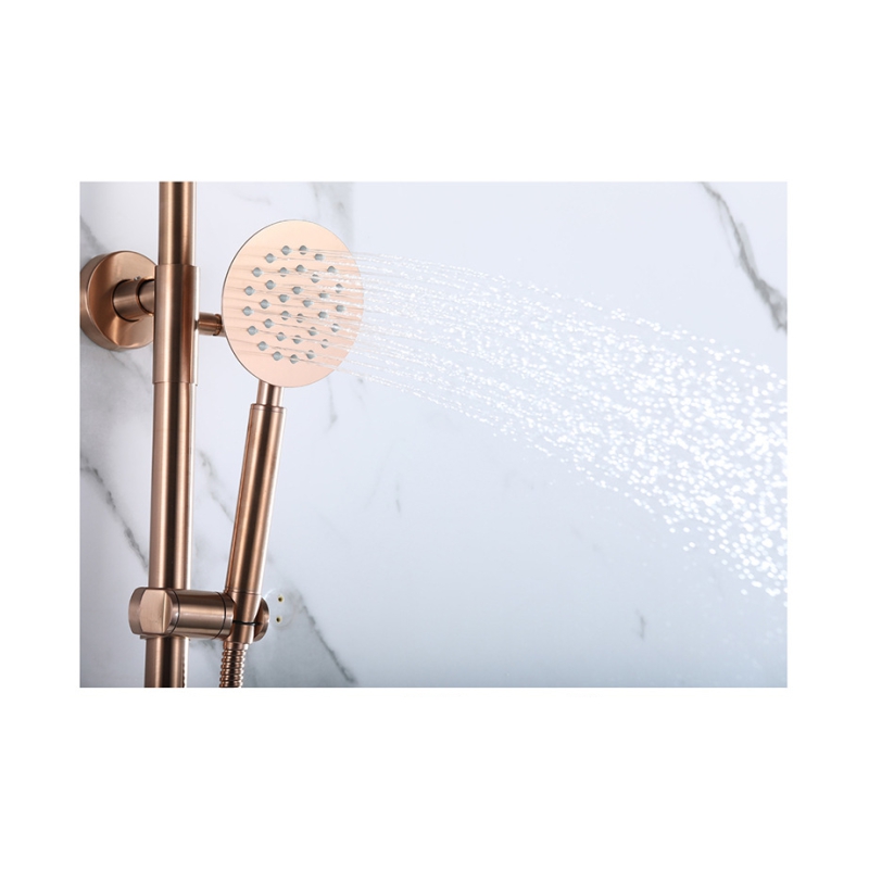 38℃ thermostat shower 304 staintess steel constant temperature shower